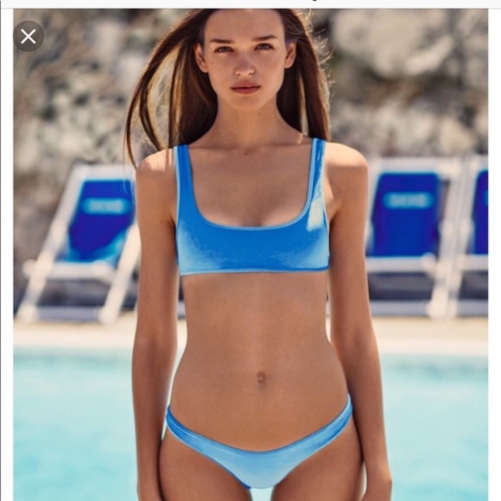 Triangl Blue Velvet Abbey Bikini S Top/M Bottom
